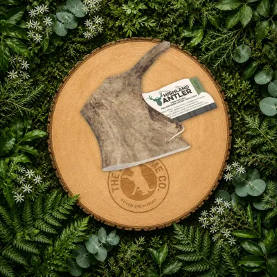 Large Fallow Antler Dog Chew – Long-Lasting Natural Dental Treat