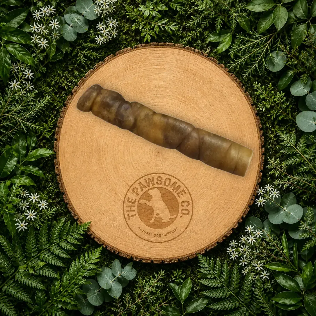 Large Camel Skin Roll Dog Treat | 25-26cm (Natural Long Lasting Chew)