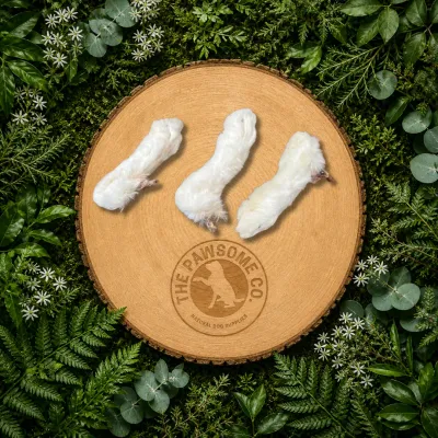 Natural Rabbit Feet for Dogs – Hairy Dental Chews