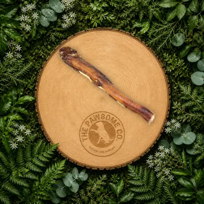 24cm Bull Pizzle Dog Treat (Natural Long Lasting Chew)