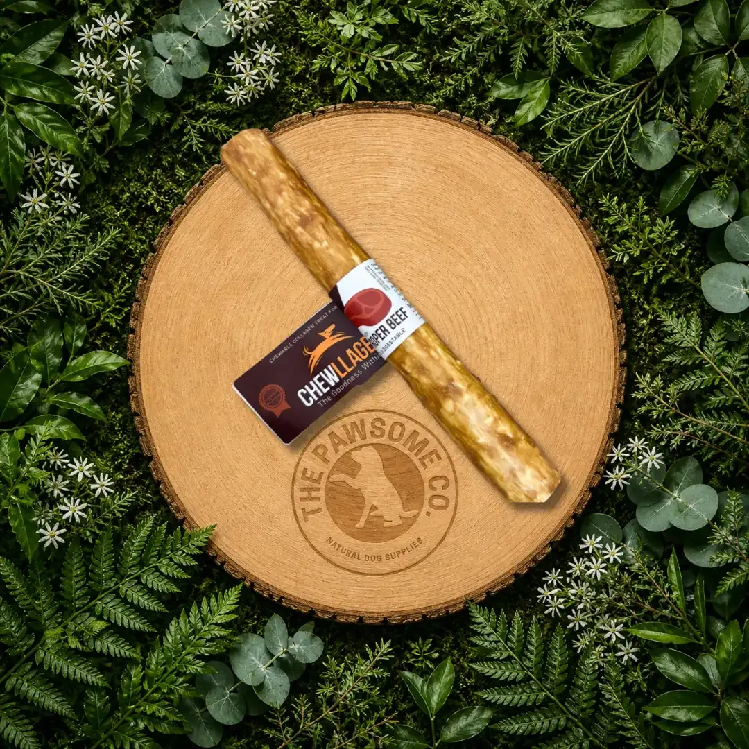 Chewllagen Beef Roll 10" – Long-Lasting Collagen Dog Chew