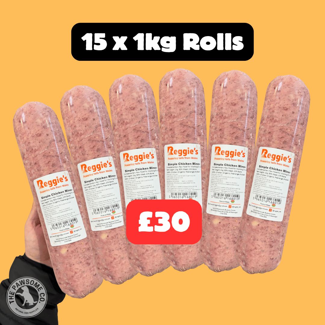 15 x 1kg Rolls - Organic Chicken (15kg)