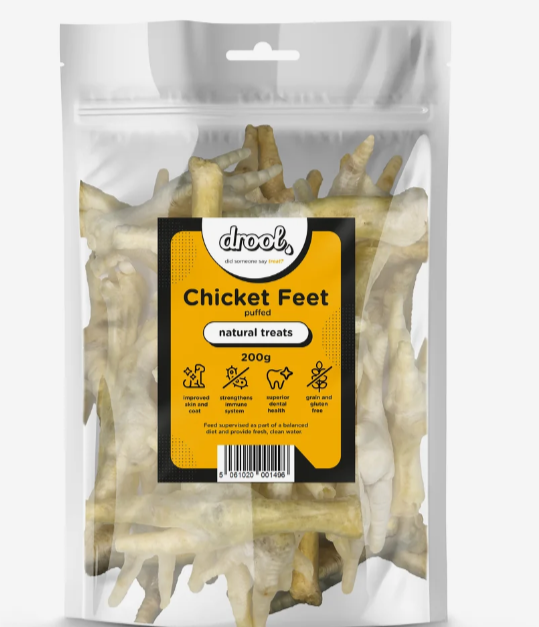 Drool Puffed Chicken Feet - 200g