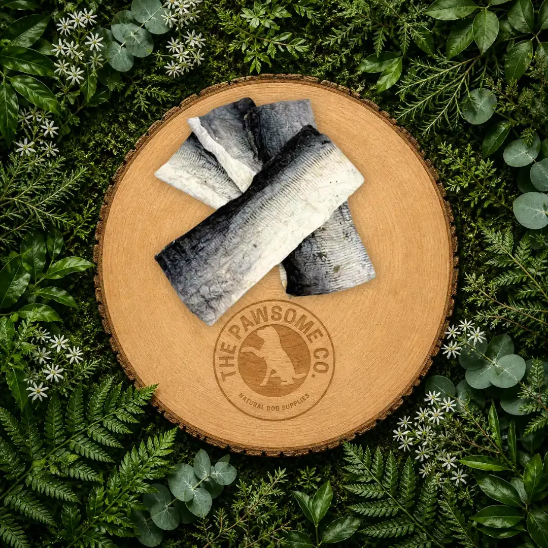 Fish Flatties Natural Dog Treats – Air-Dried Fish Skin Chews