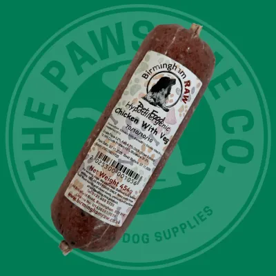 Birmingham Raw - Chicken with veg (454g)