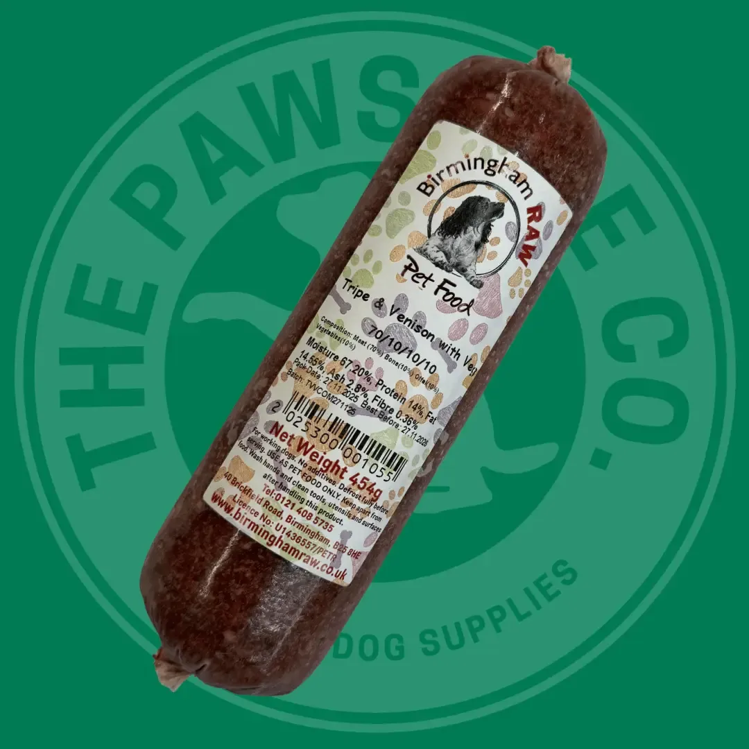Birmingham Raw - Tripe &amp; Venison with veg (454g)