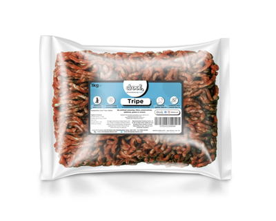 Drool Freeflow Mince - Tripe 1kg (re-sealable Bag)