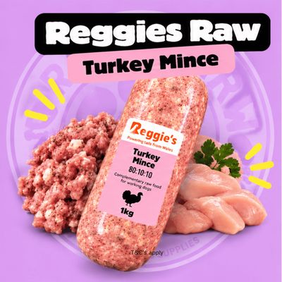 Turkey - 10 x 1kg Rolls - Grab &amp; Go Boxes  (10kg)