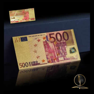 Marque Page - Billet 500€ OR