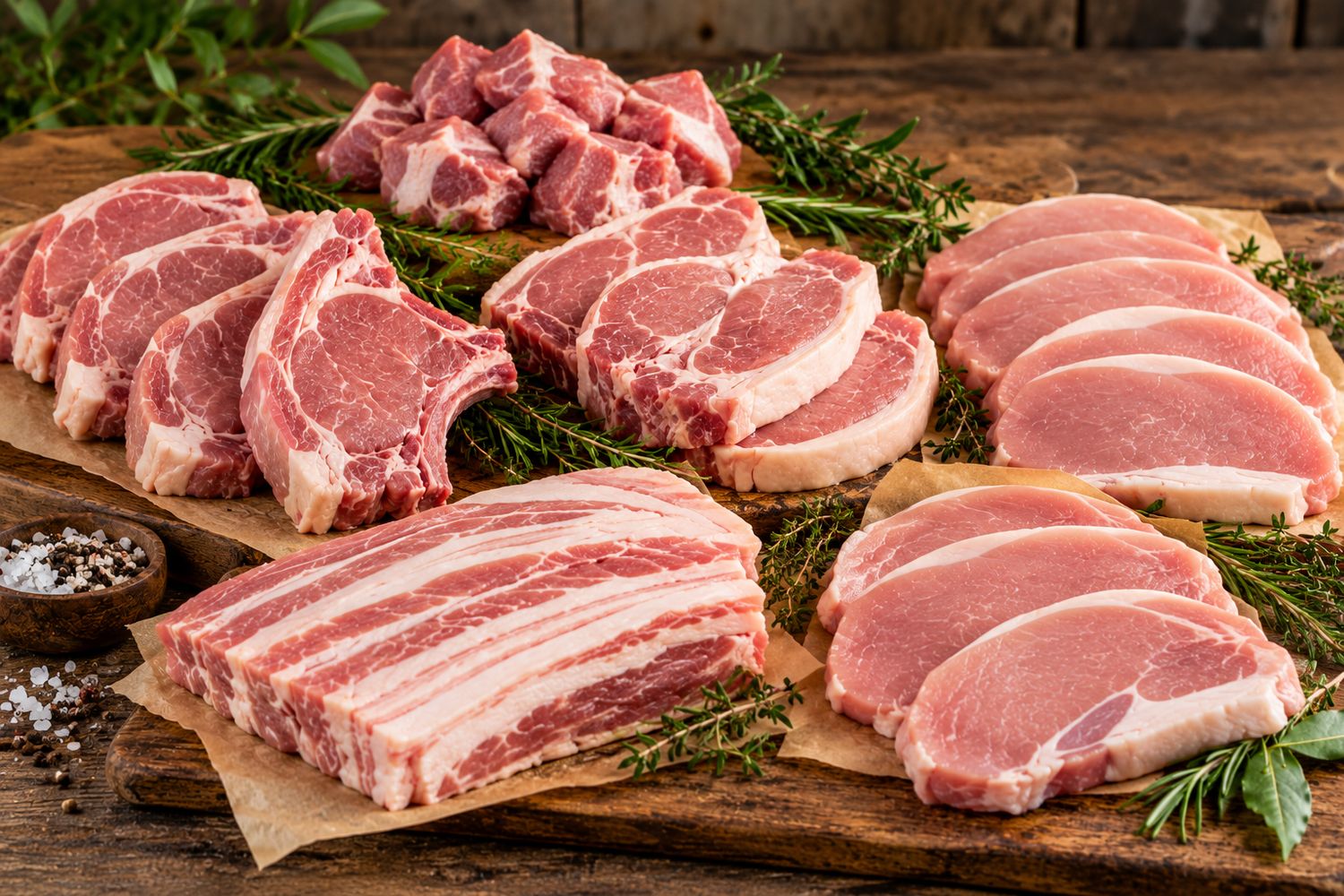 10 kg Free-Range Butcher's Selection Pork Pack 10 kg Free-Range Butcher's Selection Pork Pack