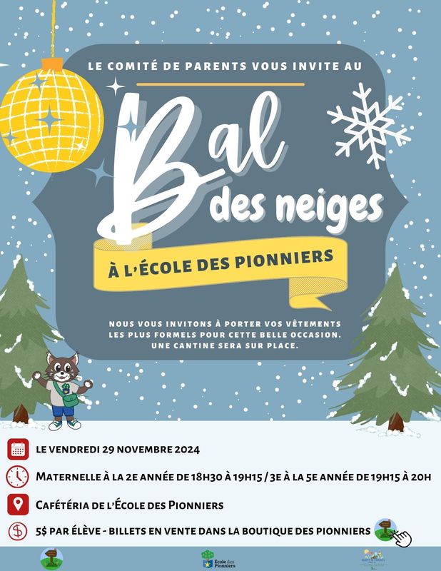 Billet - Bal des neiges 2024