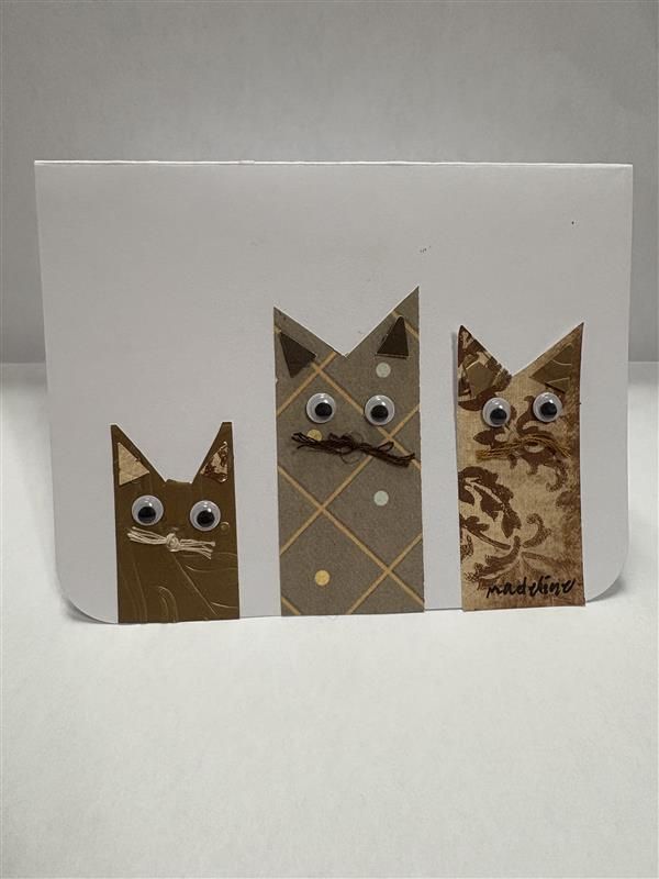 carte scrapbooking chats