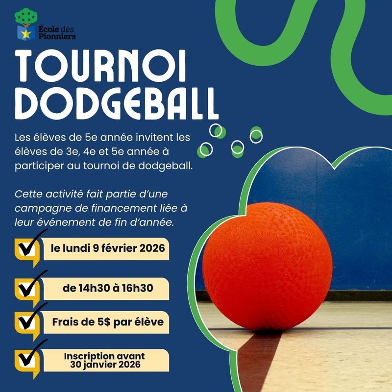 Tournoi de dodgeball 2026