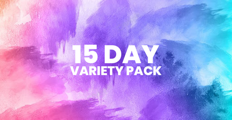 15 Day Trial Variety Pack!