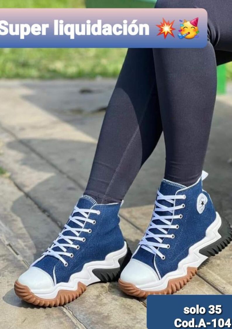 Zapatillas tipo botines urbana