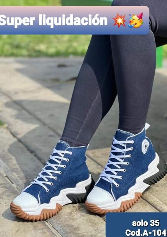 Zapatillas tipo botines urbana