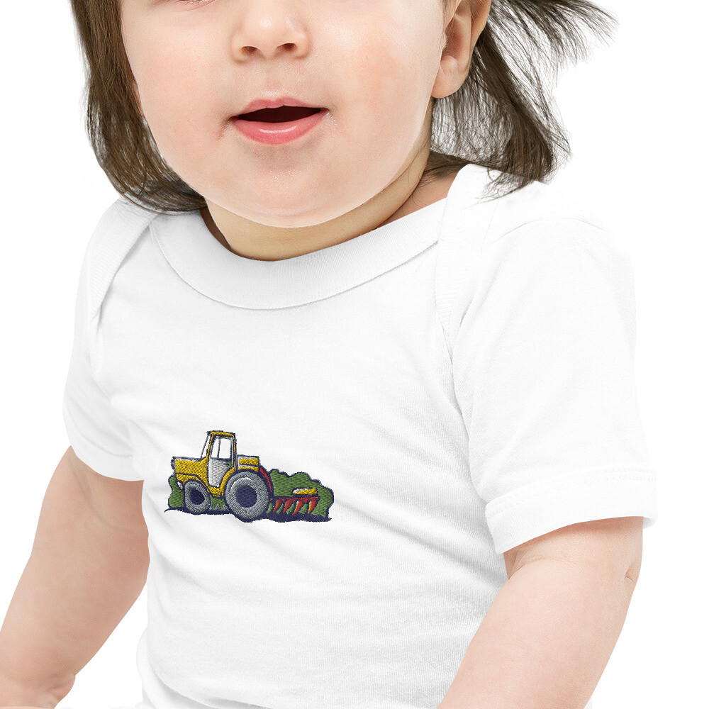 Baby Short Sleeve One Piece- Farming