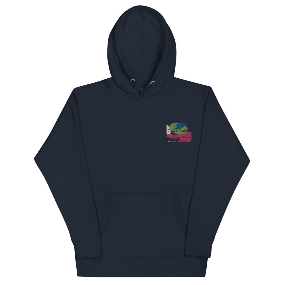 Unisex Hoodie- T &amp; M Paint-1
