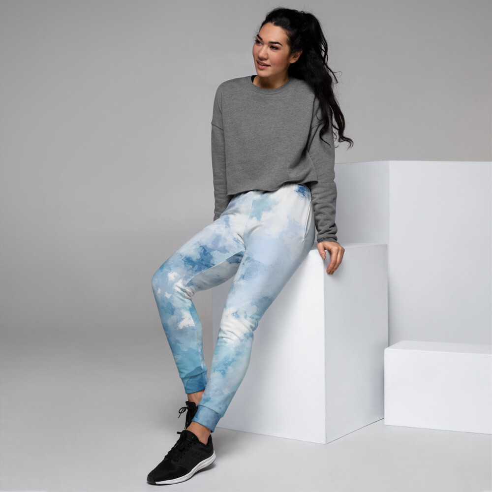 Women&#39;s Joggers-Watercolor Tie Dye