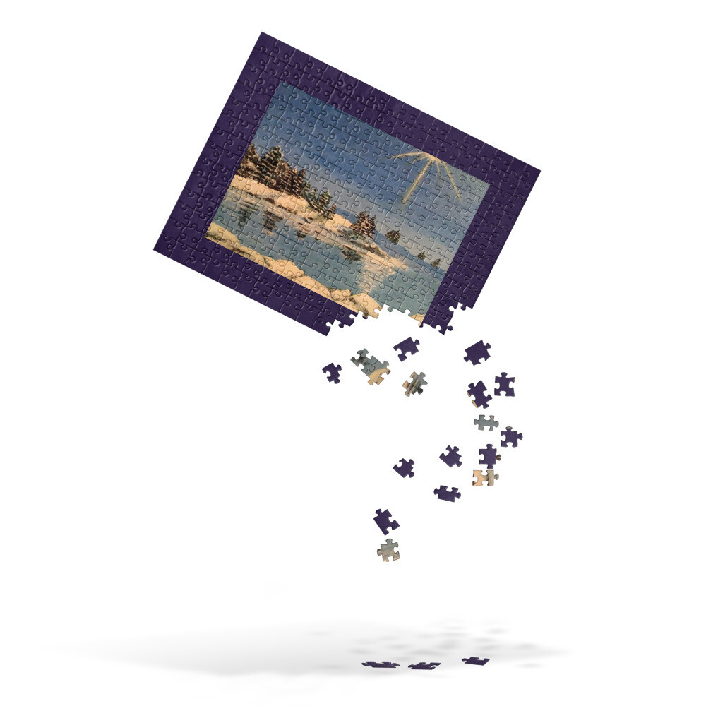 Jigsaw Puzzle- Winter On The Lake