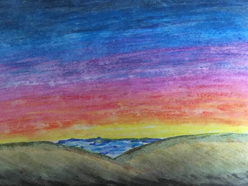 Rainbow On The Beach