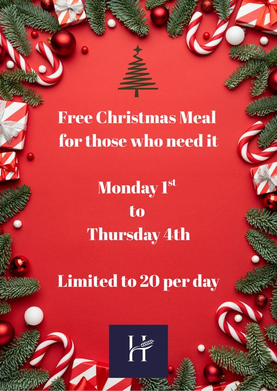 Free Meal Monday 1st