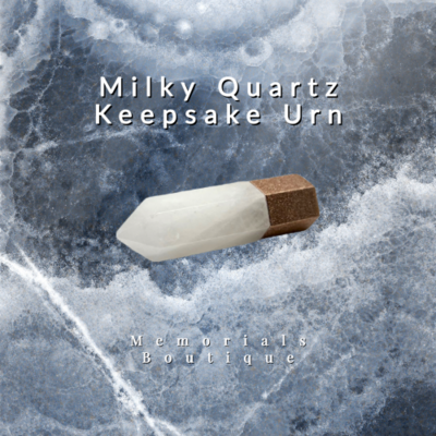 Milky Quartz Keepsake Urn