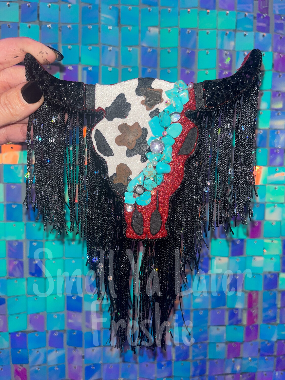 Turquoise Glam Bull - Exclusive