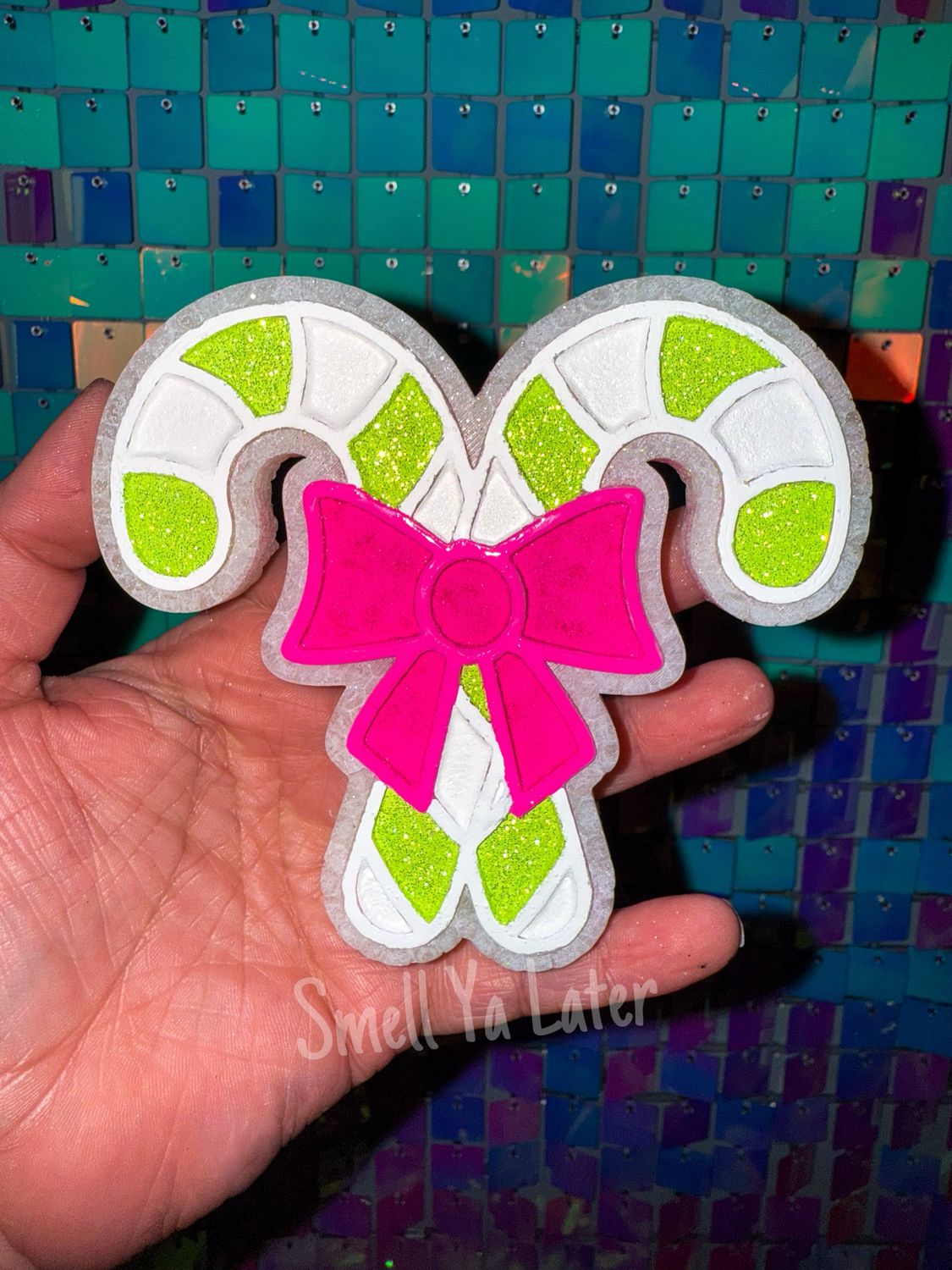 Candy Cane Bow