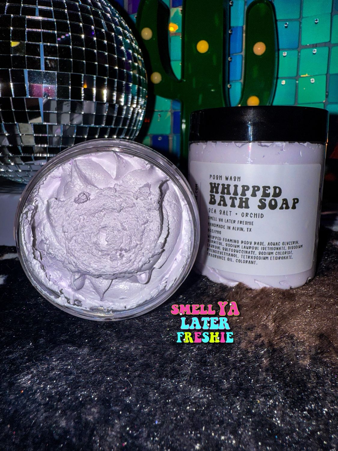 Sea Salt &amp; Orchid Posh Wash Whipped Body Soap