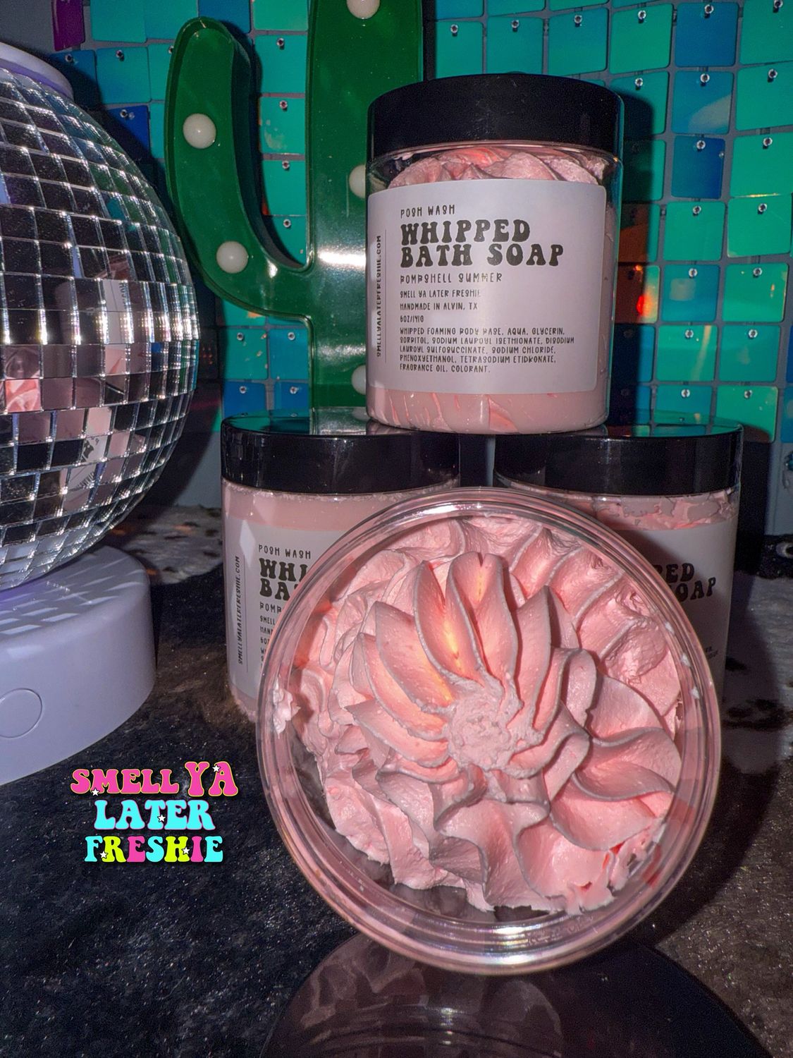 Bombshell Summer Posh Wash Whipped Body Soap