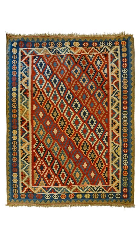 Tappeto Kilim lana su lana