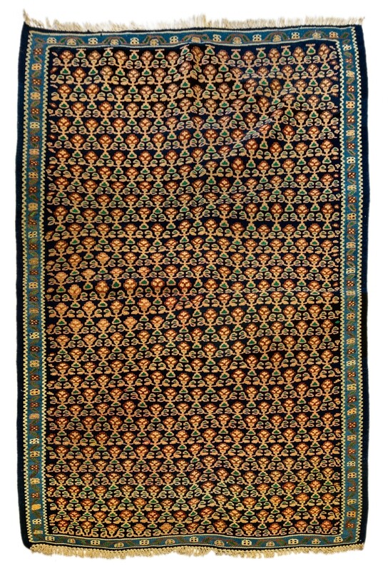 Tappeto Kilim Seneh Antico