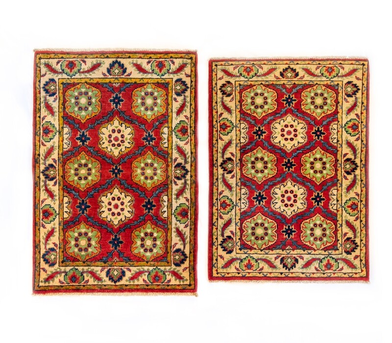 Tappeto Scendiletto Kazak Gazni Coppia