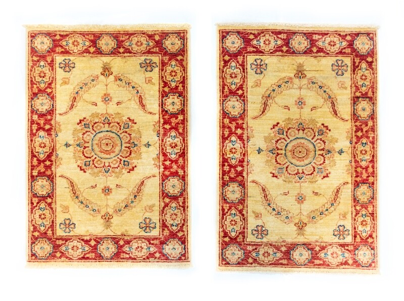 Tappeto Scendiletto Sultanabad Chobi Fine coppia