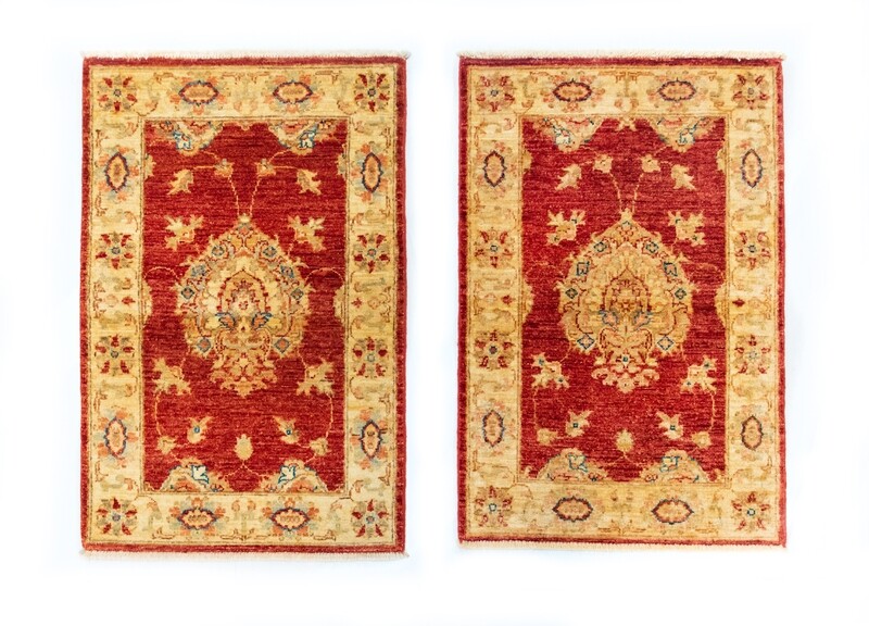 Tappeto Scendiletto Sultanabad Chobi Fine coppia