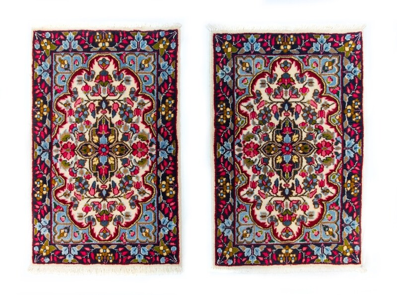Tappeto  Scendiletto Kirman Coppia
