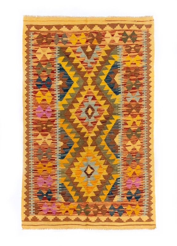 Tappeto Kilim lana su lana