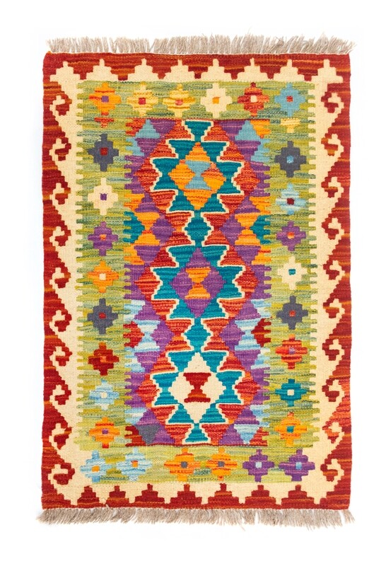 Tappeto Kilim lana su lana