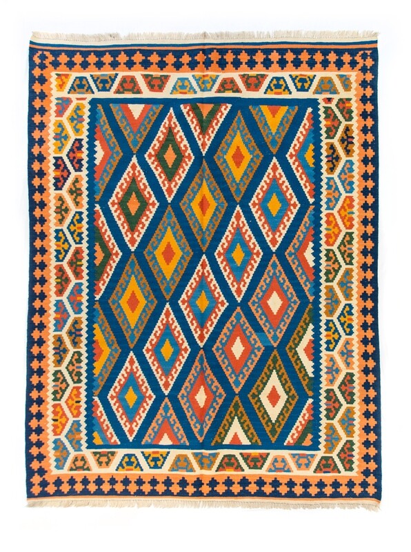 Tappeto Kilim lana su lana