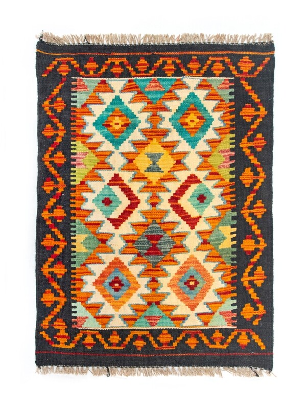 Tappeto Kilim lana su lana