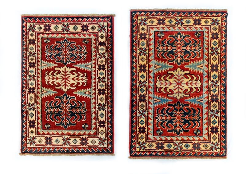 Tappeto Scendiletto Kazak Gazni coppia