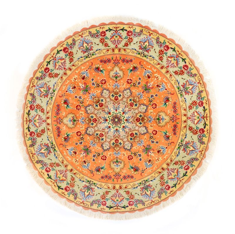 Tappeto Tabriz 60 Raj Kork Seta Tappeto Tabriz 60 Raj Kork Seta