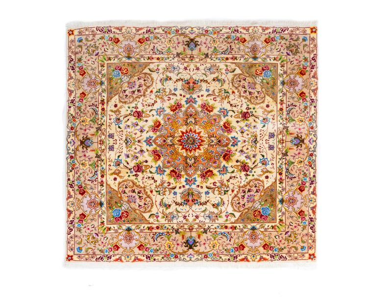 Tappeto Tabriz 60 Raj Kork Seta