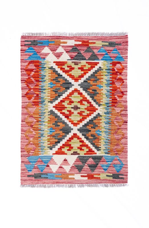 Tappeto Kilim Lana su lana