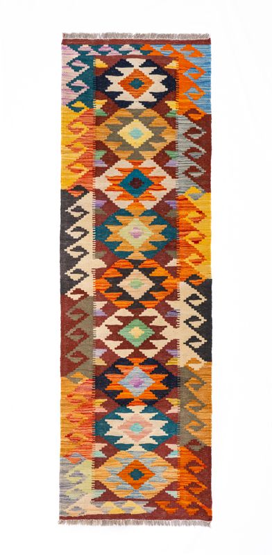 Tappeto Kilim Lana su Lana