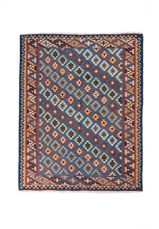 Tappeto Kilim Lana su Lana