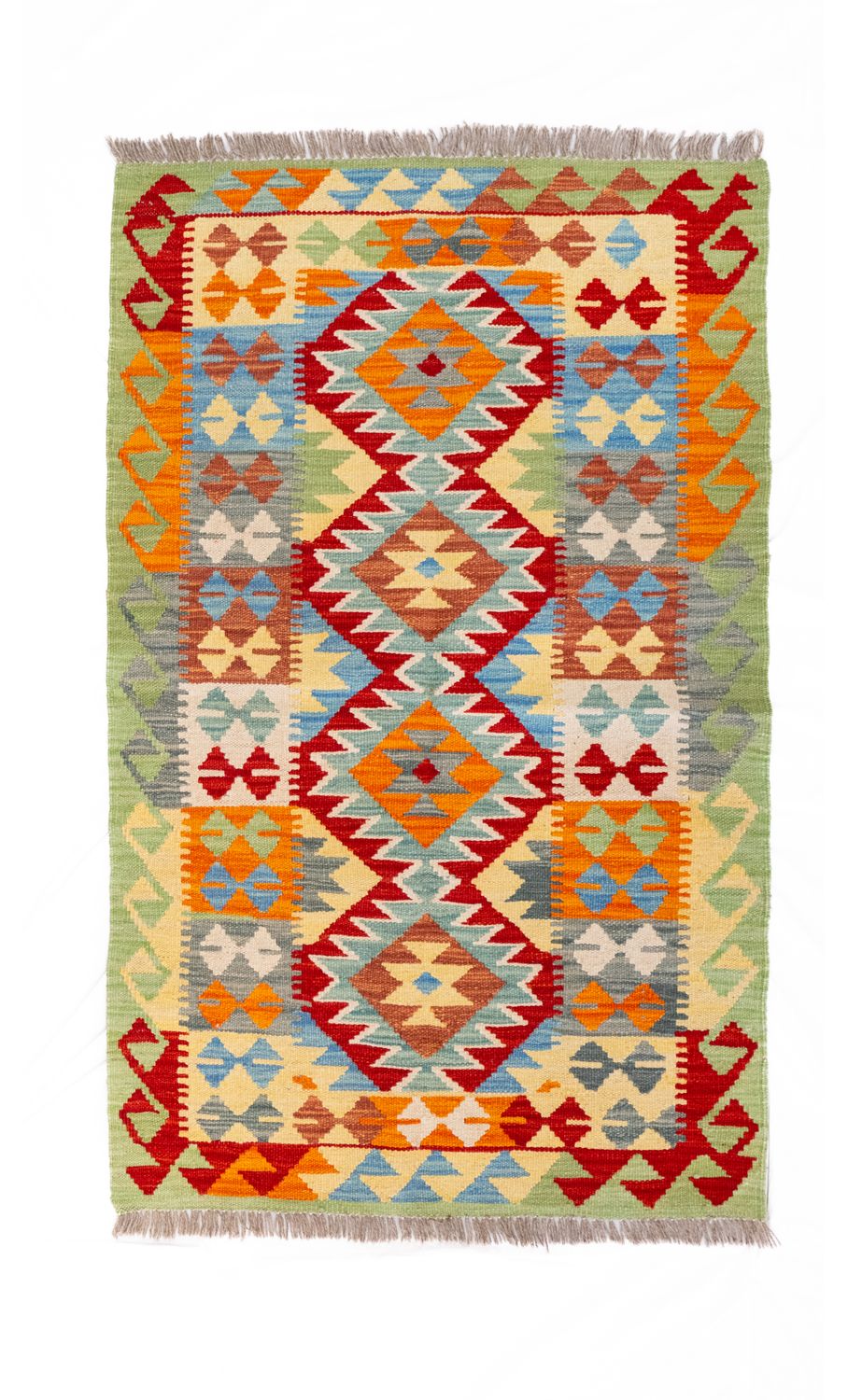 Tappeto Kilim Lana su Lana