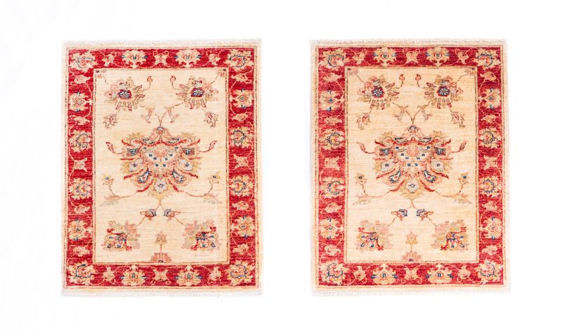 Tappeto Scendiletto Sultanabad Chobi Fine Coppia