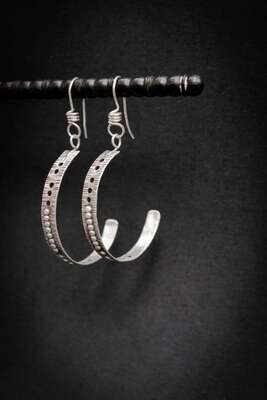 Half Hoop Earrings, Everyday Earrings